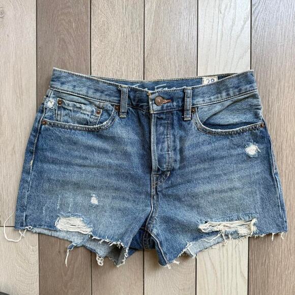 Free People Pants - Free people high rise denim shorts